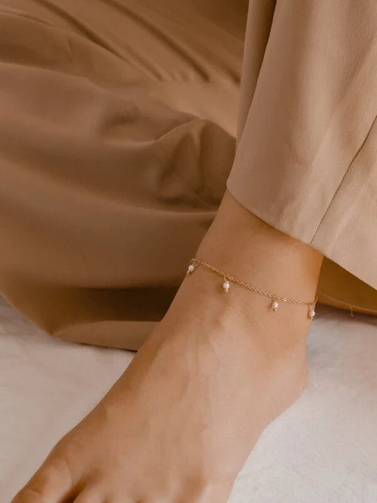 Foto van product Hey Happiness Voetsieraden 'Cinque' goud