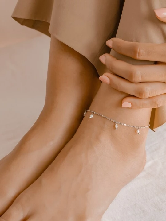 Foto van product Hey Happiness Voetsieraden 'Cinque' zilver