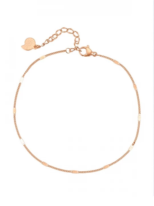 Foto van product Hey Happiness Voetsieraden 'Flat Links' rose-goud