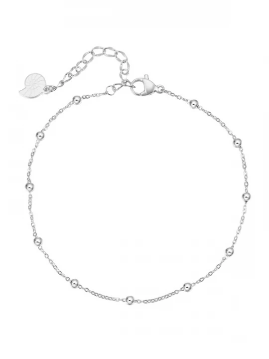 Foto van product Hey Happiness Voetsieraden 'Mini Beads' zilver
