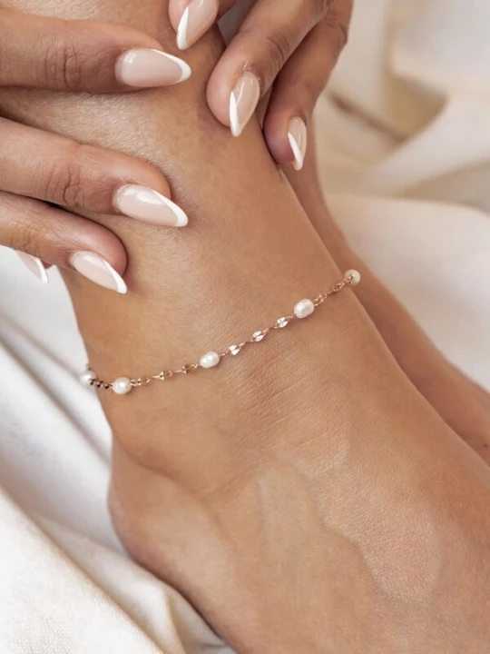 Foto van product Hey Happiness Voetsieraden 'Rolo' rose-goud