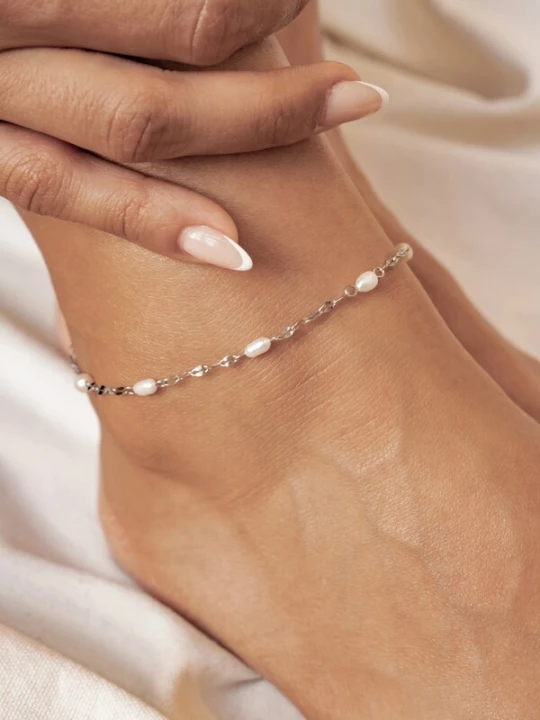 Foto van product Hey Happiness Voetsieraden 'Rolo' zilver