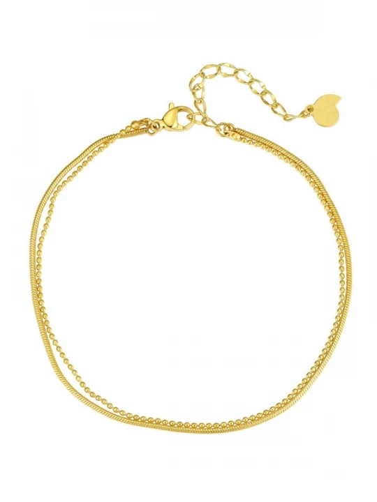 Foto van product Hey Happiness Voetsieraden 'Shoreline' goud