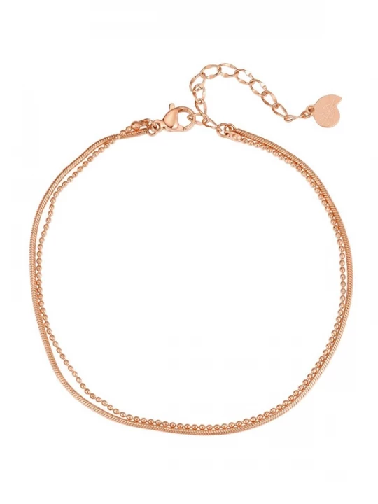 Foto van product Hey Happiness Voetsieraden 'Shoreline' rose-goud
