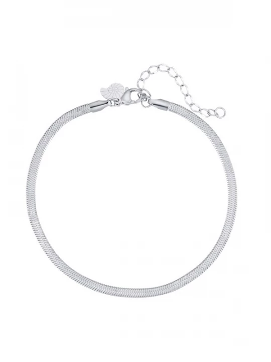 Foto van product Hey Happiness Voetsieraden 'Snake Flow' zilver