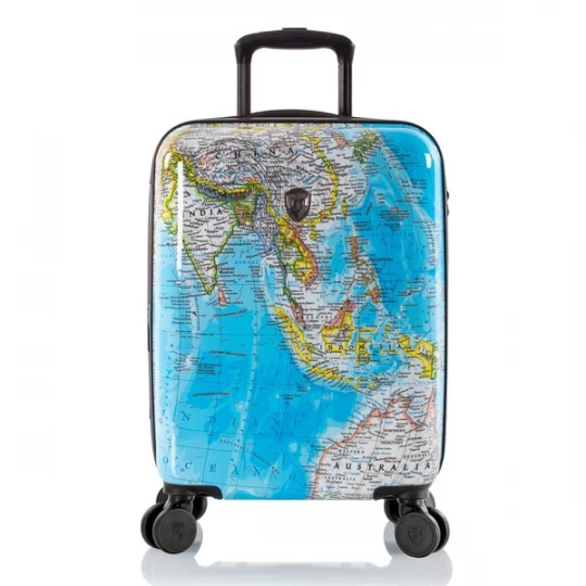 Foto van product Heys Trolley 'Black Camo' lichtblauw / lichtgeel / grijs / zwart