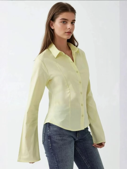 Foto van product Hiccup Blouse citroengeel
