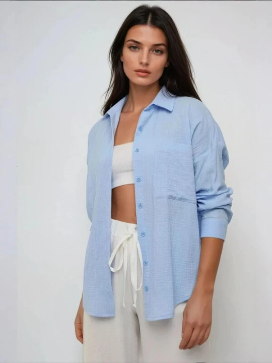 Foto van product Hiccup Blouse lichtblauw