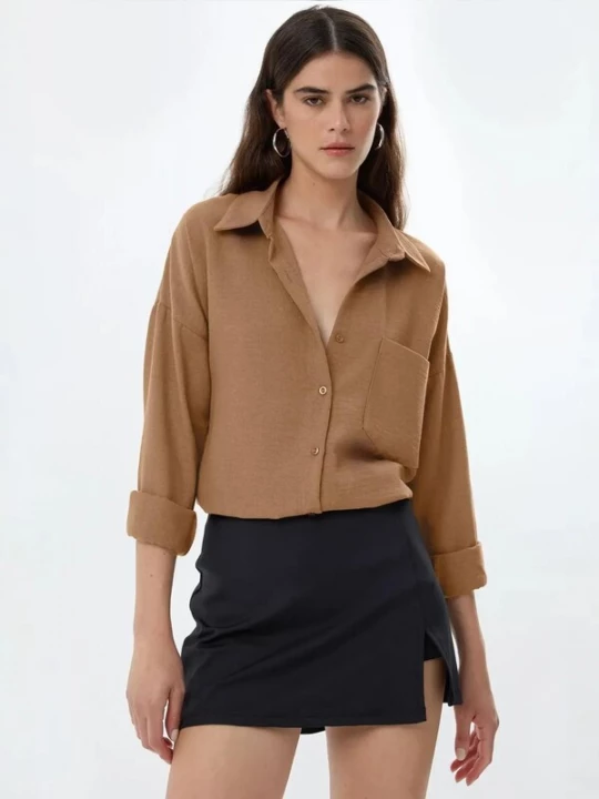 Foto van product Hiccup Blouse lichtbruin