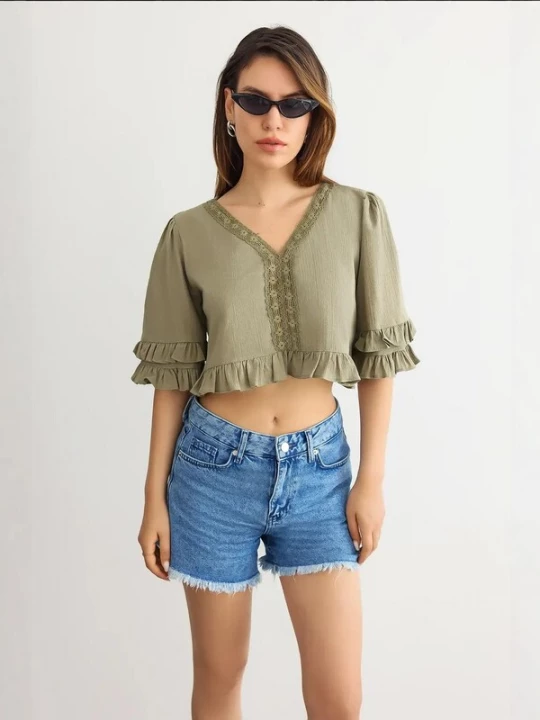 Foto van product Hiccup Blouse pastelgroen