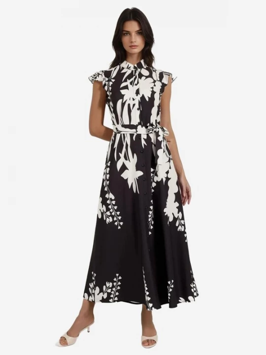 Foto van product Hiccup Blousejurk zwart / wit