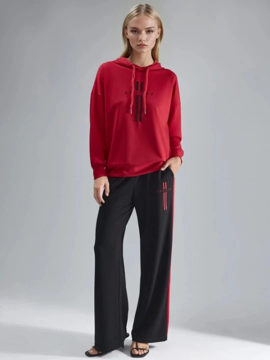 Foto van product Hiccup Joggingpak rood / zwart