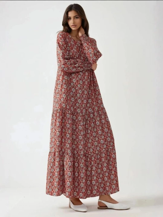 Foto van product Hiccup Jurk wijnrood / watermeloen rood / donkerrood / wit