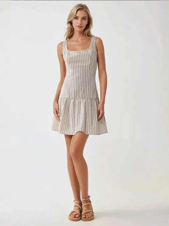 Foto van product Hiccup Jurk zwart / offwhite