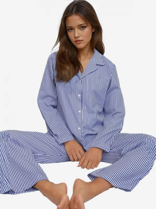 Foto van product Hiccup Pyjama indigo / wit