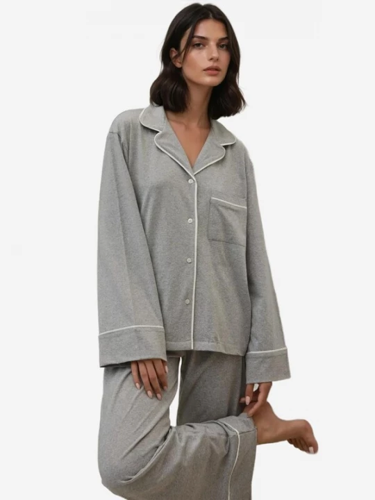 Foto van product Hiccup Pyjama lichtgrijs