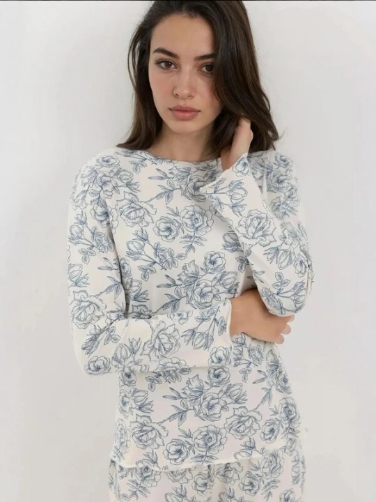 Foto van product Hiccup Pyjama navy / offwhite