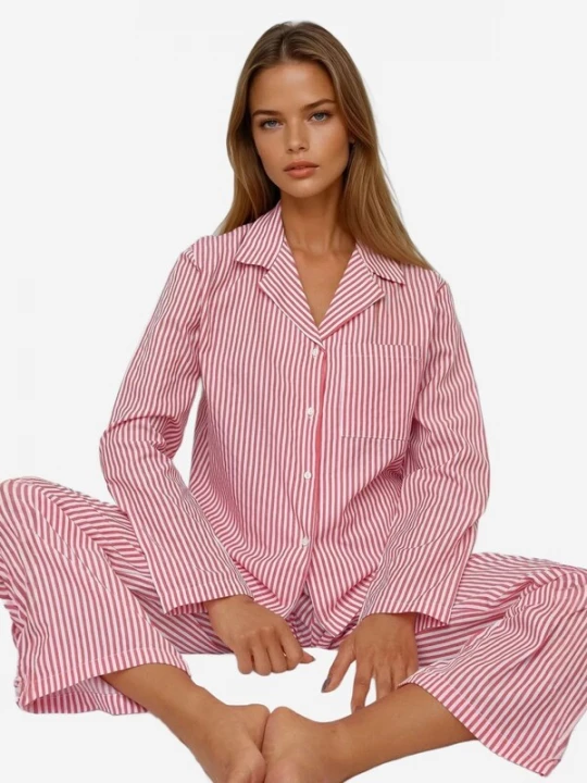 Foto van product Hiccup Pyjama rood / wit