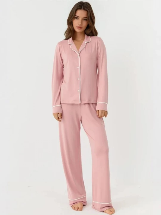 Foto van product Hiccup Pyjama rosé / wit