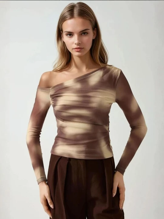Foto van product Hiccup Shirt beige / bruin