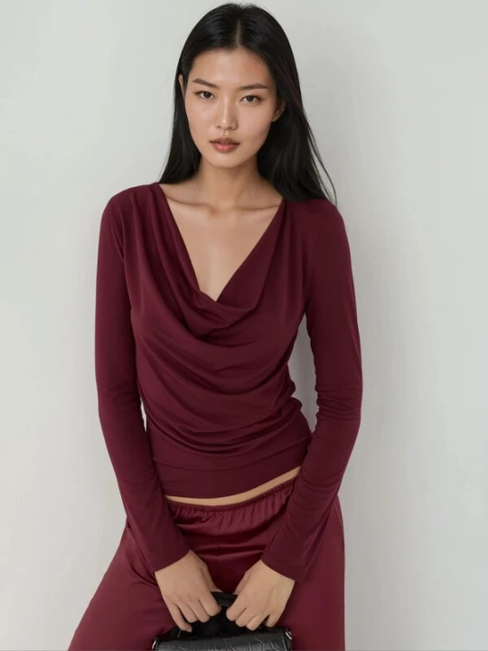 Foto van product Hiccup Shirt bourgogne