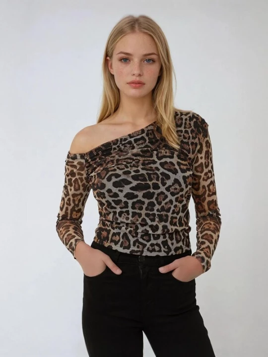 Foto van product Hiccup Shirt bruin / grijs / zwart