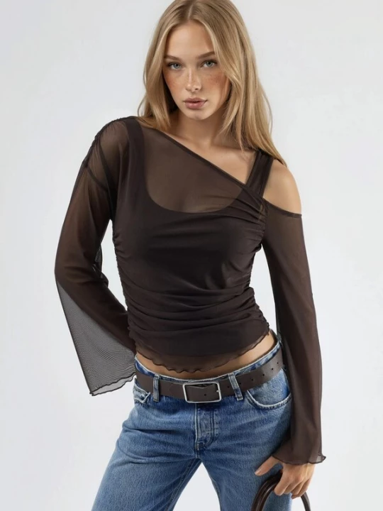 Foto van product Hiccup Shirt chocoladebruin