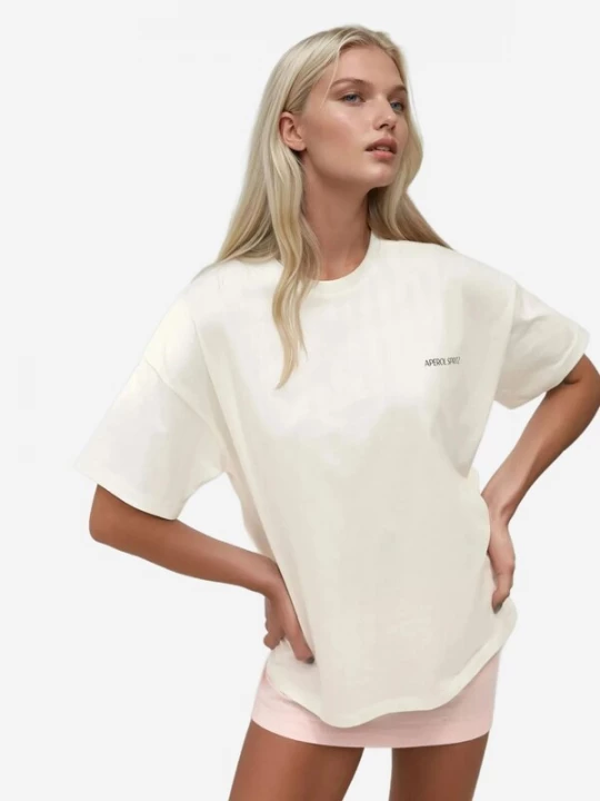 Foto van product Hiccup Shirt crème / oranje / rosa / zwart