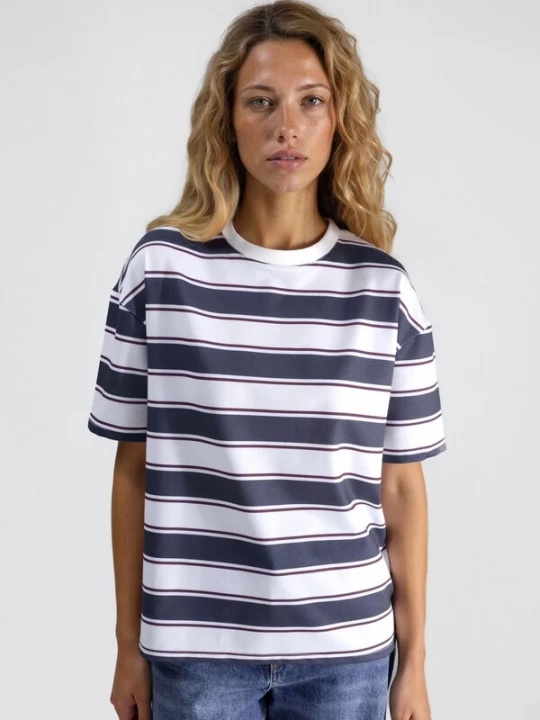 Foto van product Hiccup Shirt donkerblauw / aubergine / wit