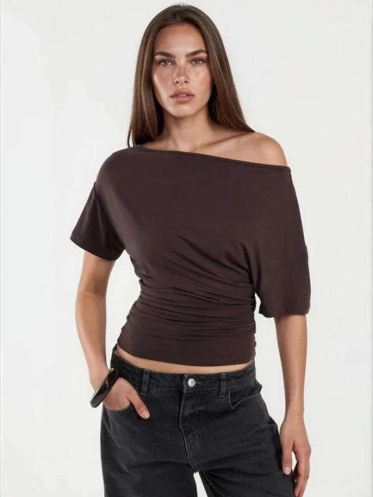 Foto van product Hiccup Shirt donkerbruin