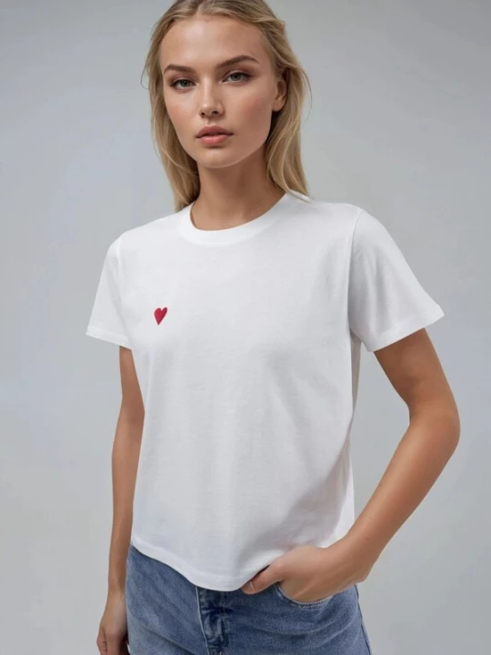 Foto van product Hiccup Shirt karmijnrood / wit