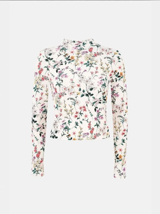 Foto van product Hiccup Shirt lichtgeel / groen / knalrood / wit