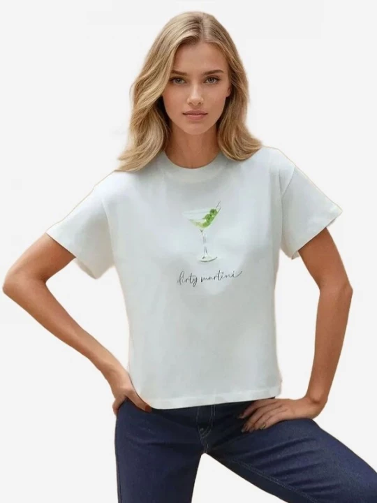 Foto van product Hiccup Shirt lichtgroen / zwart / wit