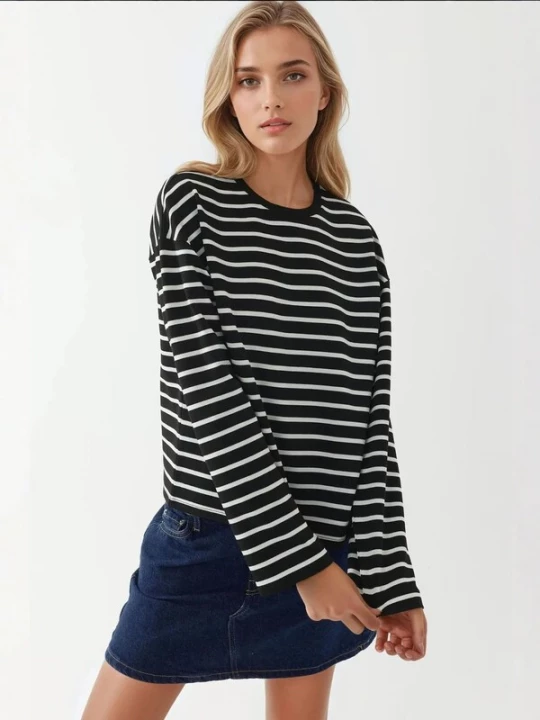 Foto van product Hiccup Shirt marine / wit