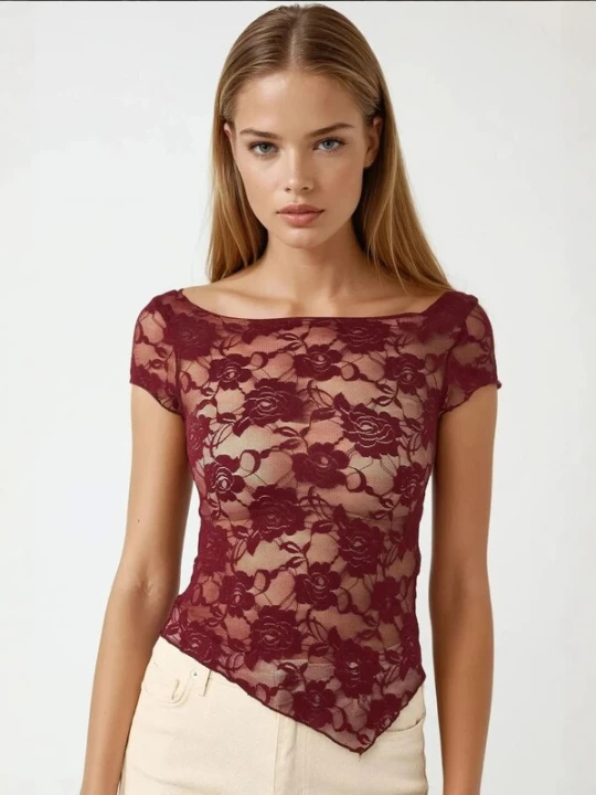 Foto van product Hiccup Shirt 'Pika' bourgogne