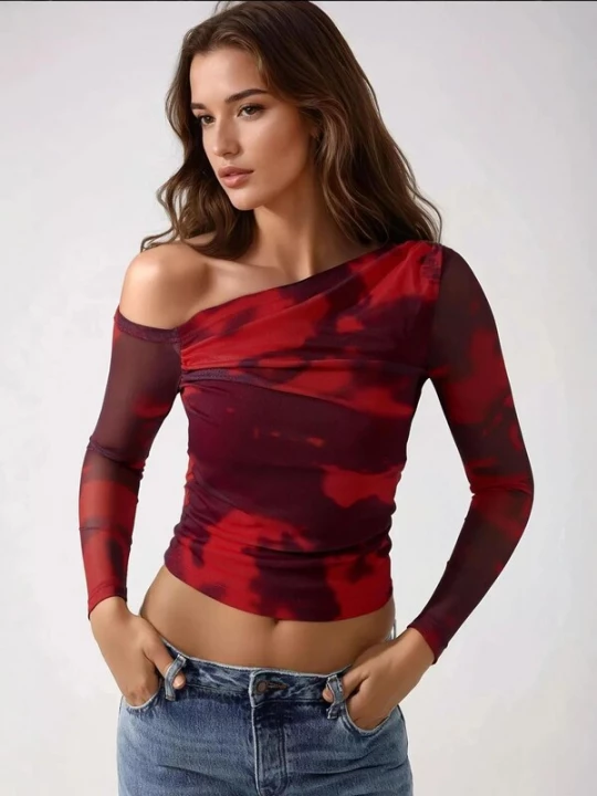 Foto van product Hiccup Shirt rood / donkerrood