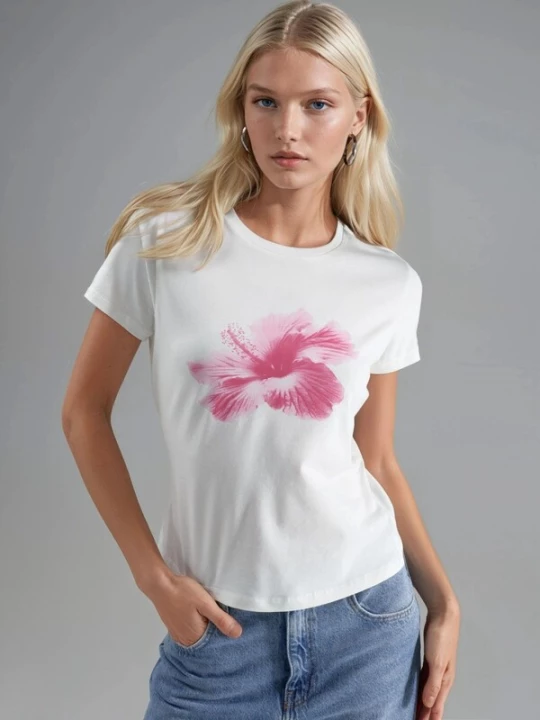 Foto van product Hiccup Shirt rosa / wit