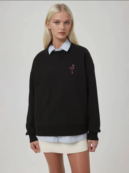 Foto van product Hiccup Sweatshirt lichtroze / zwart