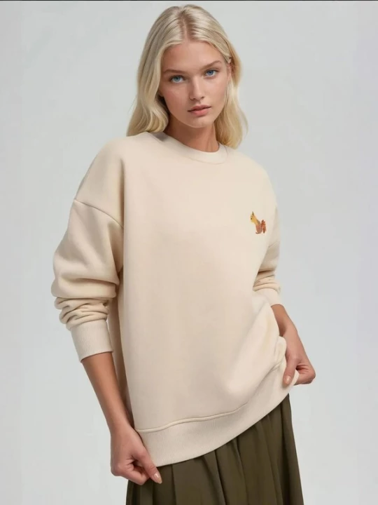 Foto van product Hiccup Sweatshirt nude / lichtbeige / cognac