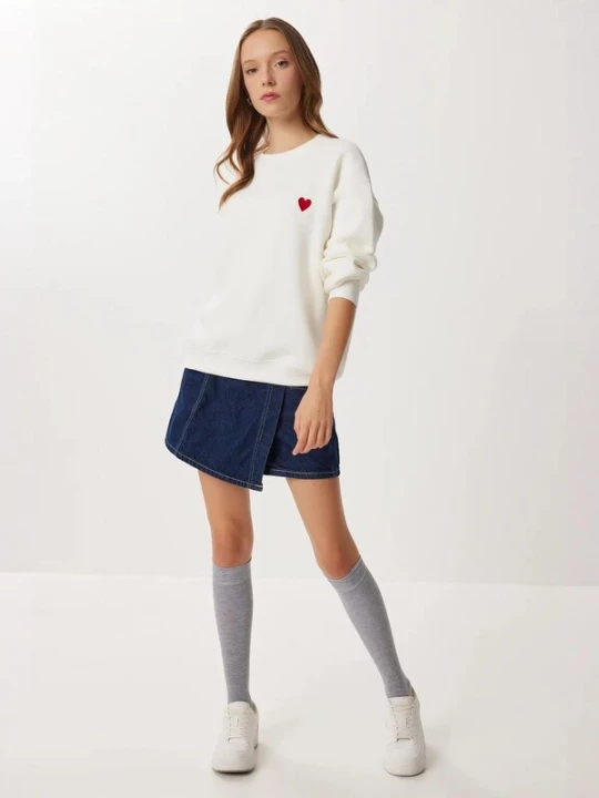 Foto van product Hiccup Sweatshirt rood / wit