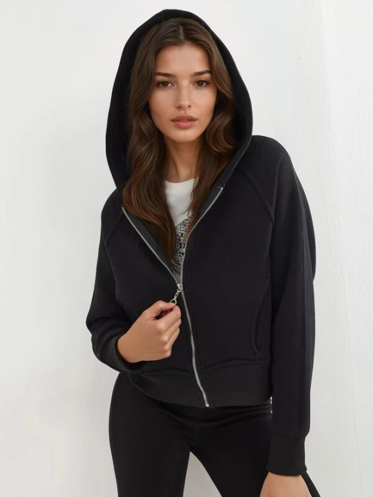 Foto van product Hiccup Sweatvest zwart