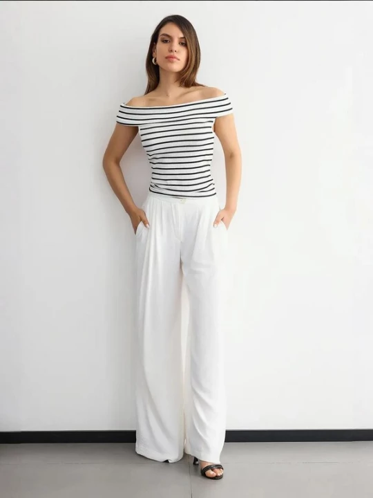 Foto van product Hiccup Top zwart / wit