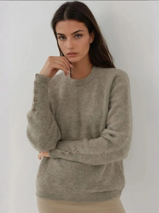 Foto van product Hiccup Trui stone grey