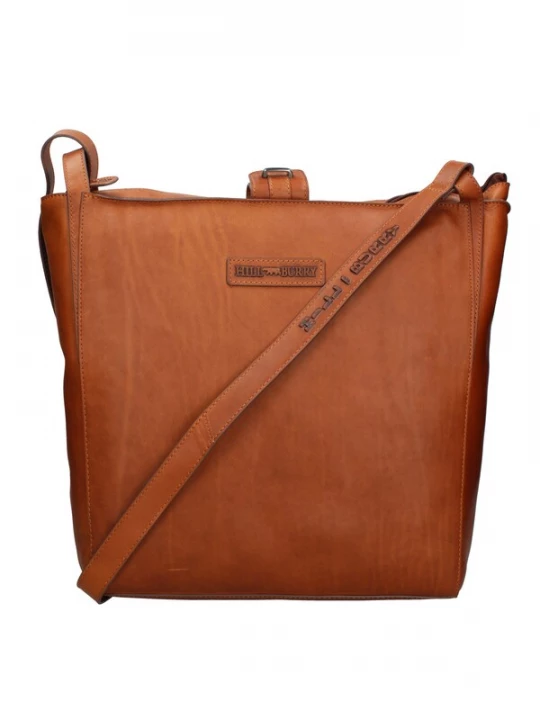 Foto van product HILL BURRY Schoudertas bruin / cognac / lichtbruin