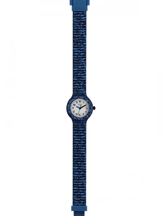 Foto van product Hip Hop Horloge blauw / wit