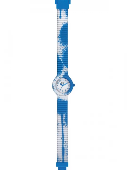 Foto van product Hip Hop Horloge blauw / wit