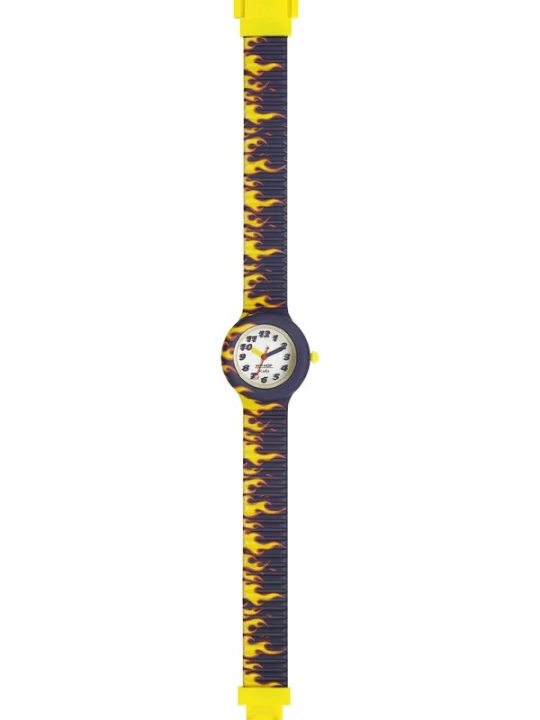 Foto van product Hip Hop Horloge donkerblauw / geel