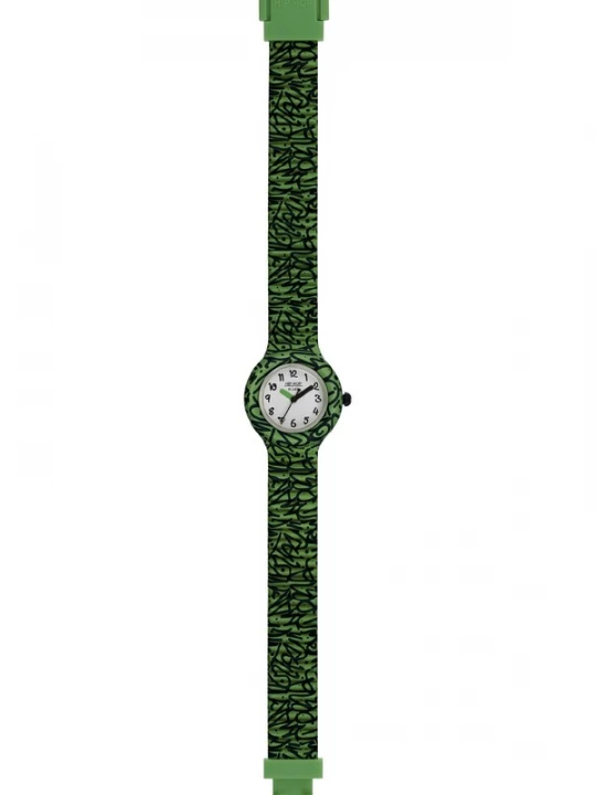 Foto van product Hip Hop Horloge 'Kind Fun' groen / zwart / wit