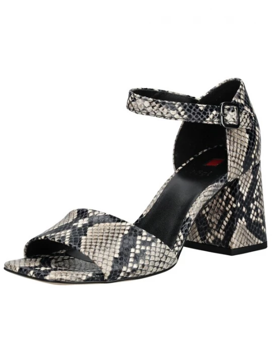 Foto van product Högl Sandalen met riem beige / grijs / zwart