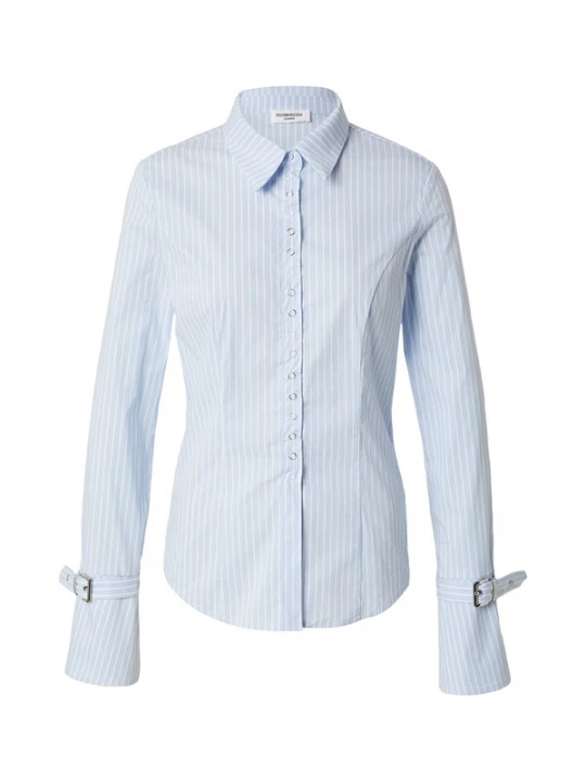 Foto van product Hoermanseder Blouse blauw / wit